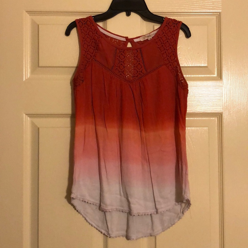 Rewind Red Ombré Tank